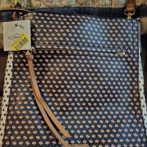 Bnwt Fossil shoulder crossbody purse